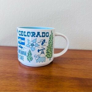 2018 Starbucks Colorado 14 oz Coffee Mug Been There Rocky Mountains Centennial